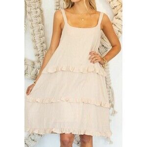 Ninexis Sleeveless Tiered Summer Dress